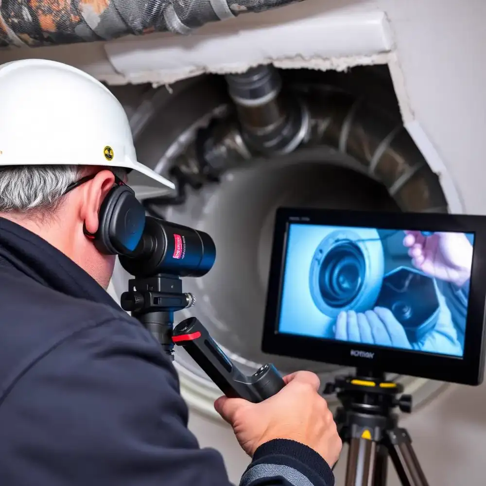 Camera Inspection by a Pure Breeze technician