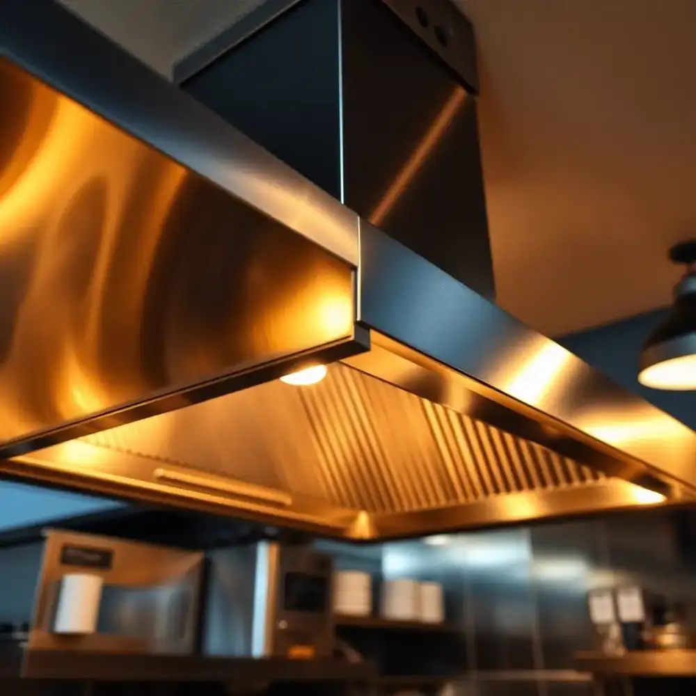 Restaurant Duct Cleaning by a Pure Breeze technician